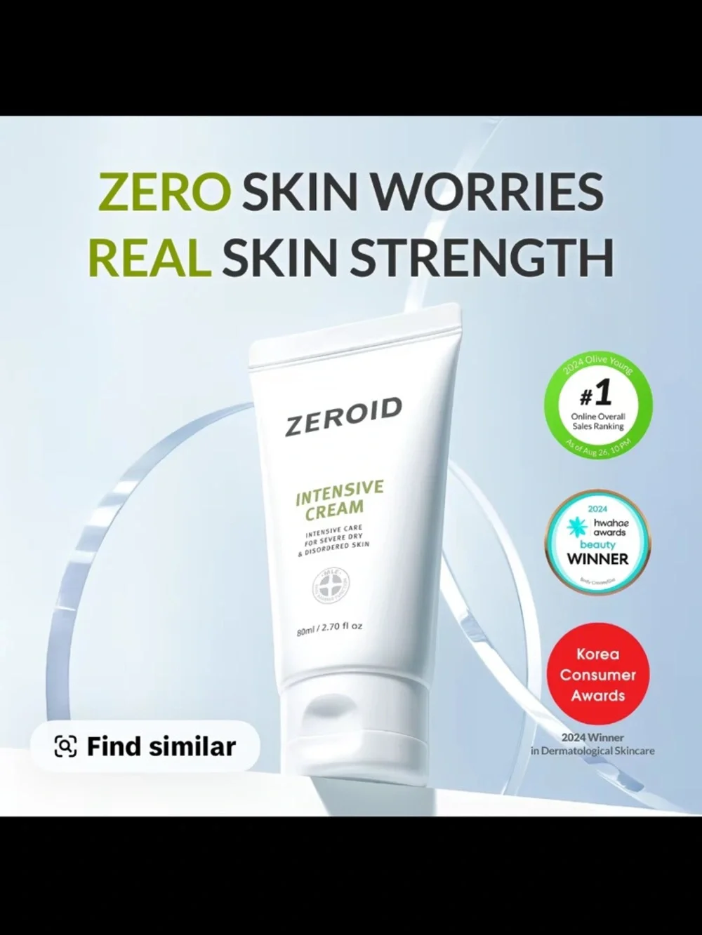 Intensive Cream — White Hydrating Moisturizer for Dry Skin - Picture 2 of 3